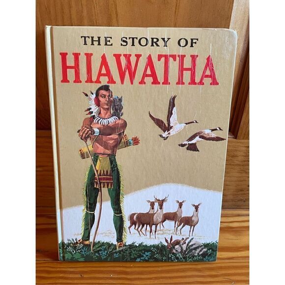 1951 THE STORY OF HIAWATHA Random House Fisherman Collection - Picture 1 of 4